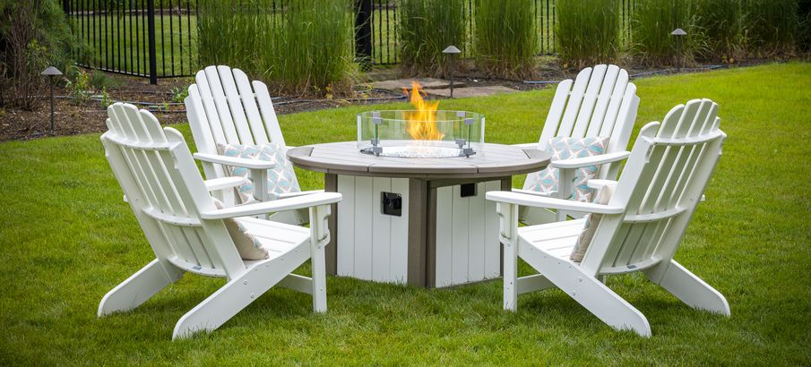 recycled plastic outdoor dining set